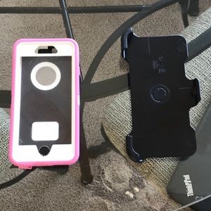 Pink Otterbox iPhone case 6